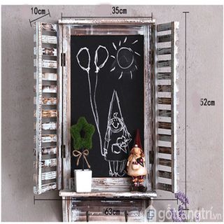 Cửa sổ trang trí không gian gia đình phong cách vintage bằng gỗ độc đáo Decor tore
