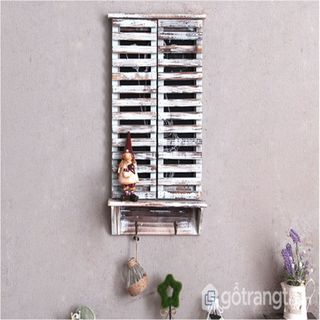 Cửa sổ trang trí không gian gia đình phong cách vintage bằng gỗ độc đáo Decor tore