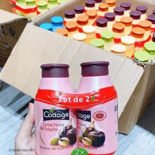 Sữa tắm Cottage Pháp cặp 2 chai x 250ml
