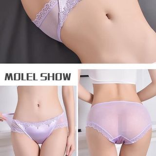 Quần lót ren lụa chéo 5566