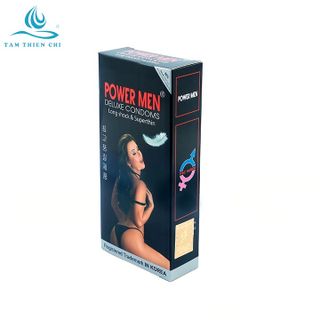 Bao cao su Powermen Siêu mỏng thuốc hộp 12 cái