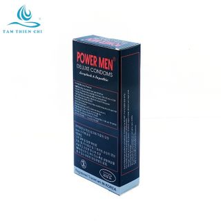 Bao cao su Powermen Siêu mỏng thuốc hộp 12 cái