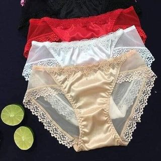 Quần lót ren lụa chéo 5566