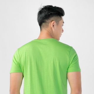 Áo thun nam Gold Rhino cổ tròn màu xanh cốm - MC1