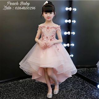 ĐẦM CÔNG CHÚA BÉ GÁI HỒNG ĐUÔI NHẠT