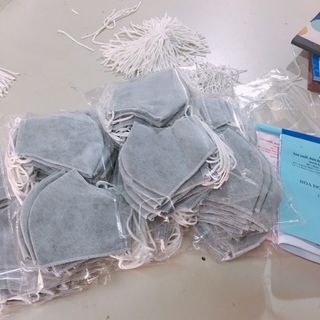 Khẩu Trang Vải May 4 lớp chống bụi chống khuẩn