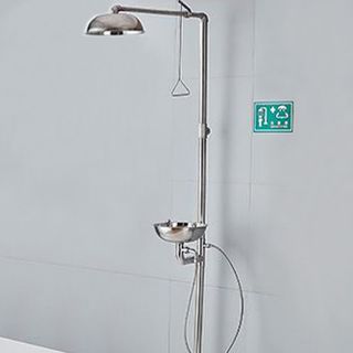Bồn rửa mắt và tắm khẩn cấp giá rẻ bộ rửa mắt kết hợp tắm khẩn cấp