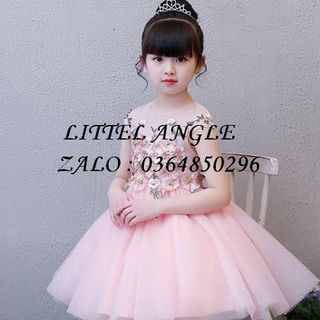 ĐẦM CÔNG CHÚA BÉ GÁI HỒNG NGẮN