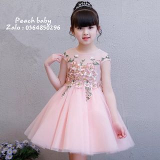 ĐẦM CÔNG CHÚA BÉ GÁI HỒNG NGẮN