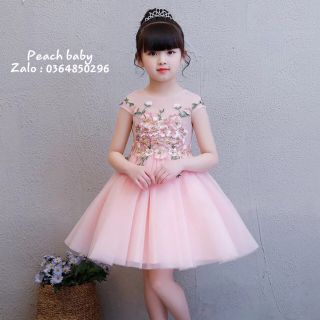 ĐẦM CÔNG CHÚA BÉ GÁI HỒNG NGẮN