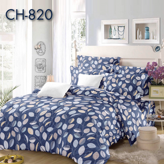 Bộ Ga Giường Vỏ Gối Cotton 100 - CH-820 1m6 1m8 - BENCOTTON