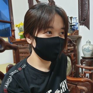Khẩu trang vải hàng đẹp vải Poly