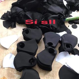 Khẩu trang vải hàng đẹp vải Poly