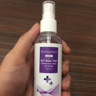 Gel rửa tay khô và nước xịt khuẩn milaganis