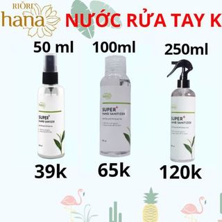 NƯỚC RỬA TAY KHÔ DIỆT KHUẨN RIORI SUPER HAND SANITIZER 100ML giá sỉ