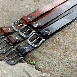 Dây lưng bò cháy đầu tròn