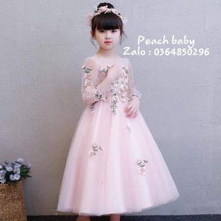 ĐẦM CÔNG CHÚA BÉ GÁI HỒNG DÀI
