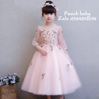 ĐẦM CÔNG CHÚA BÉ GÁI HỒNG DÀI