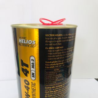 Dầu nhớt tổng hợp Vector Helios SN/5W40