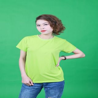 Áo thun cổ tròn tay ngắn unisex