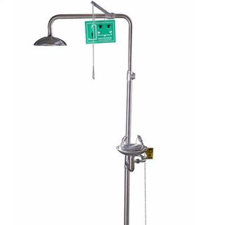 Bồn rửa mắt và tắm khẩn cấp SE1887 cây rửa mắt khẩn cấp vòi rửa mắt khẩn cấp