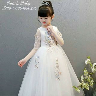 ĐẦM CÔNG CHÚA CHO BÉ TRẮNG DÀI