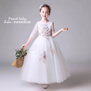 ĐẦM CÔNG CHÚA CHO BÉ TRẮNG DÀI