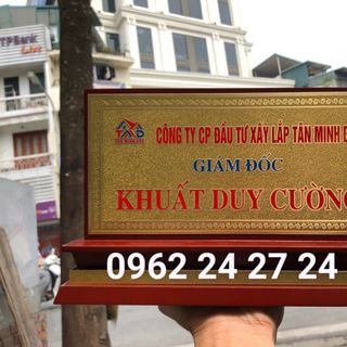 nơi làm biển chức danh đồng đúc cung cấp biển chức danh bộ công an giá sỉ