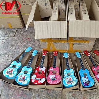 Đàn ukulele gỗ nhiều màu có hình giá sỉ