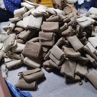 Túi Cói Cặp Vuông Xinh Xinh