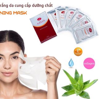 Mặt nạ lá trắng da hộp 6 miếng