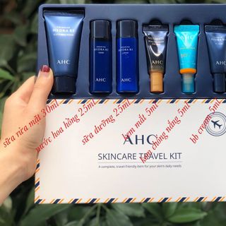 Bộ dưỡng da AHC SKINCARE TRAVEL KIT 6 Món