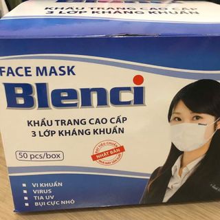 Khẩu trang vải 3 lớp kháng khuẩn ​BLENCI