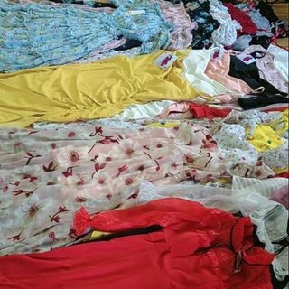 Lô đầm voan hàng về nóng hổi