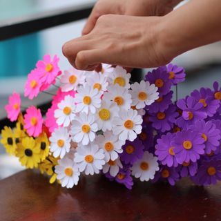 Hoa cúc họa mi giấy 38mm