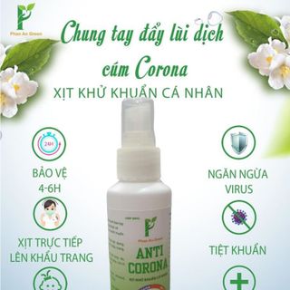 Nước xịt khuẩn nhanh Anti Corona 100ml giá sỉ​ giá bán buôn