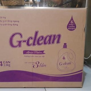 Nước giặt xả vải G-Clean hương nước hoa cao cấp can 36L