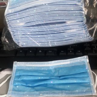 KHẨU TRANG Y TẾ 4 LỚP DÀY MÀU XANH ĐẬM