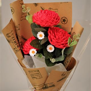 Bó hồng xoắn 3 bông