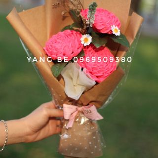 Bó hồng xoắn 3 bông