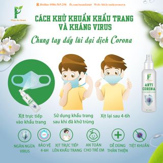 Nước xịt khuẩn nhanh Nước Rửa Tay Khô Anti Corona 250ml giá sỉ​ giá bán buôn