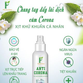 Nước xịt khuẩn nhanh Nước Rửa Tay Khô Anti Corona 250ml giá sỉ​ giá bán buôn