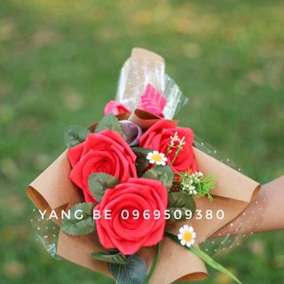 Bó hồng cánh 3 bông