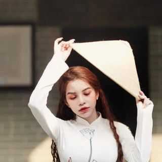 ÁO DÀI TẰM SEN TRẮNG