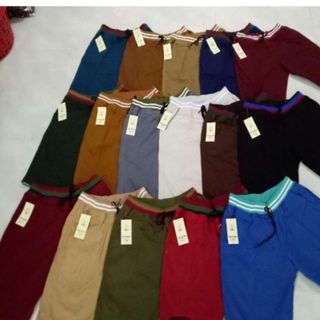 Quần sọt kaki Nam lưng bo dệt