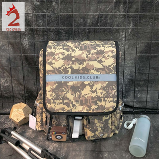 Balo COLKIDS BACKPACK SS3 Phản Quang Unisex phong cách PUBG siêu độc đáo chống nước họa tiết rằn ri