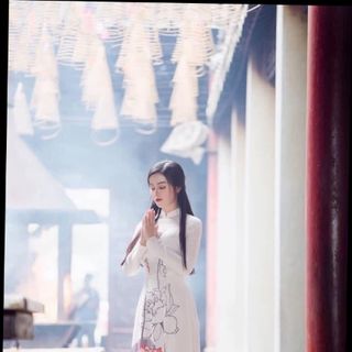 ÁO DÀI TẰM SEN MỀM MẠI