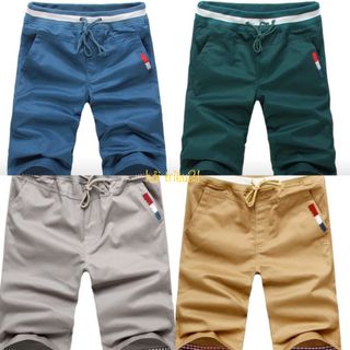 Quần shot kaki lưng thun nam