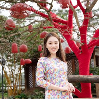 ÁO DÀI LỤA Ý HỌA TIẾT