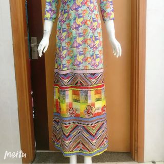 ÁO DÀI LỤA Ý HỌA TIẾT